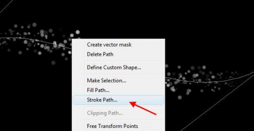 2-stroke-path-500x2581 Как создать простой, но элегантный абстрактный узор из спектральных линий в Photoshop