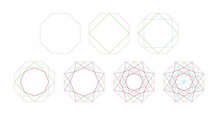 complex-geometric-pattern-steps1 Создание узора бриллиантов в Illustrator