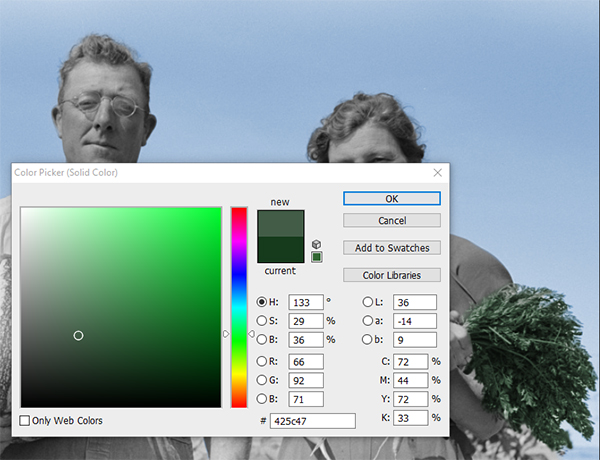 carrot-tops-new-colour-new1 Как добавить цвет на старую фотографию в Photoshop