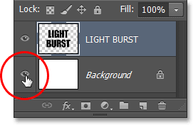 layer-visibility-icon1 Текст с эффектом взрыва в Photoshop