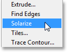 selecting-solarize-filter1 Текст с эффектом взрыва в Photoshop